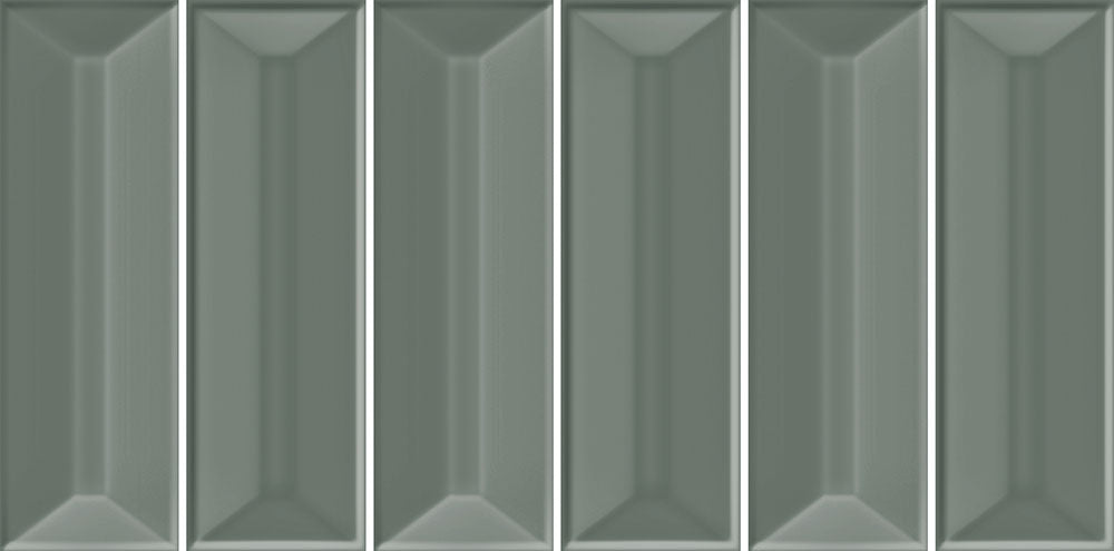 El Barco Primsa Green Bevelled | Ceramic | 150x300x8.8mm | Gloss