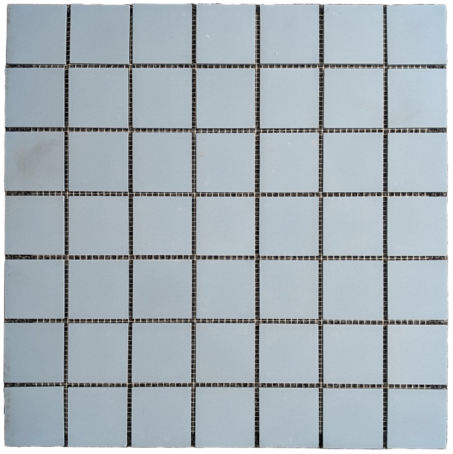 Paray Bleu Pastel Mosaics | Porcelain | 50x50mm on mesh | Matt