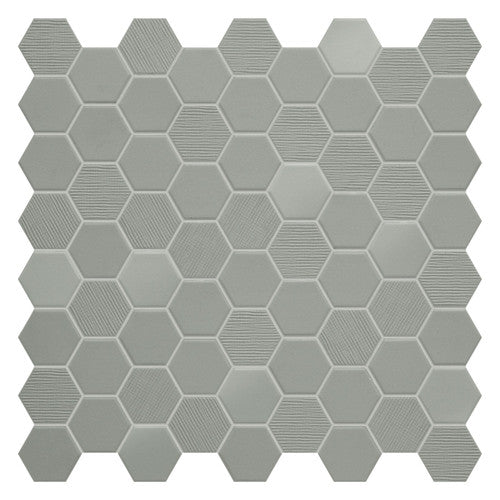 Terratinta Hexa Wild Sage | Porcelain | 38x43x4mm | Matt / Gloss / Fabric