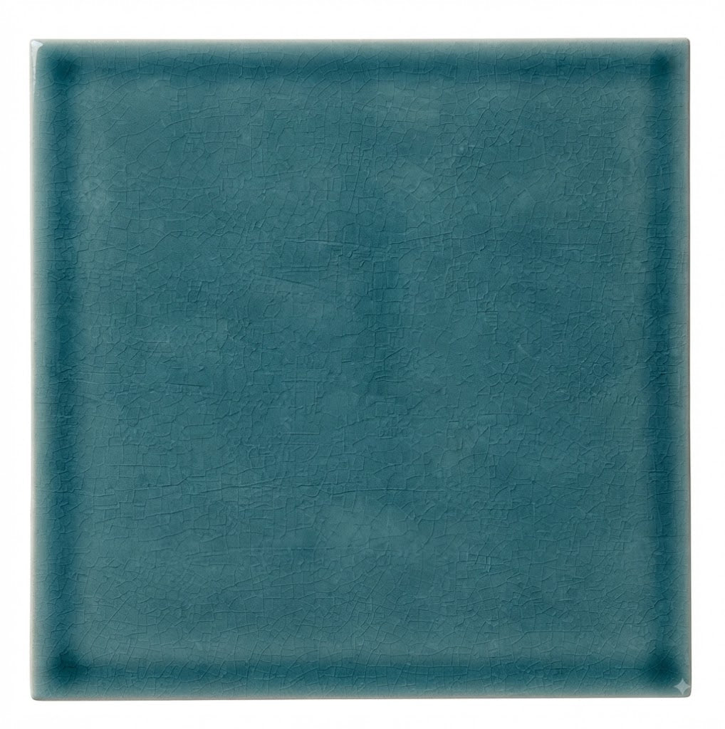 Adex - Modernista Gris Azulado Crackle ADMO1017 | Ceramic | 150x150x6.5mm | Gloss