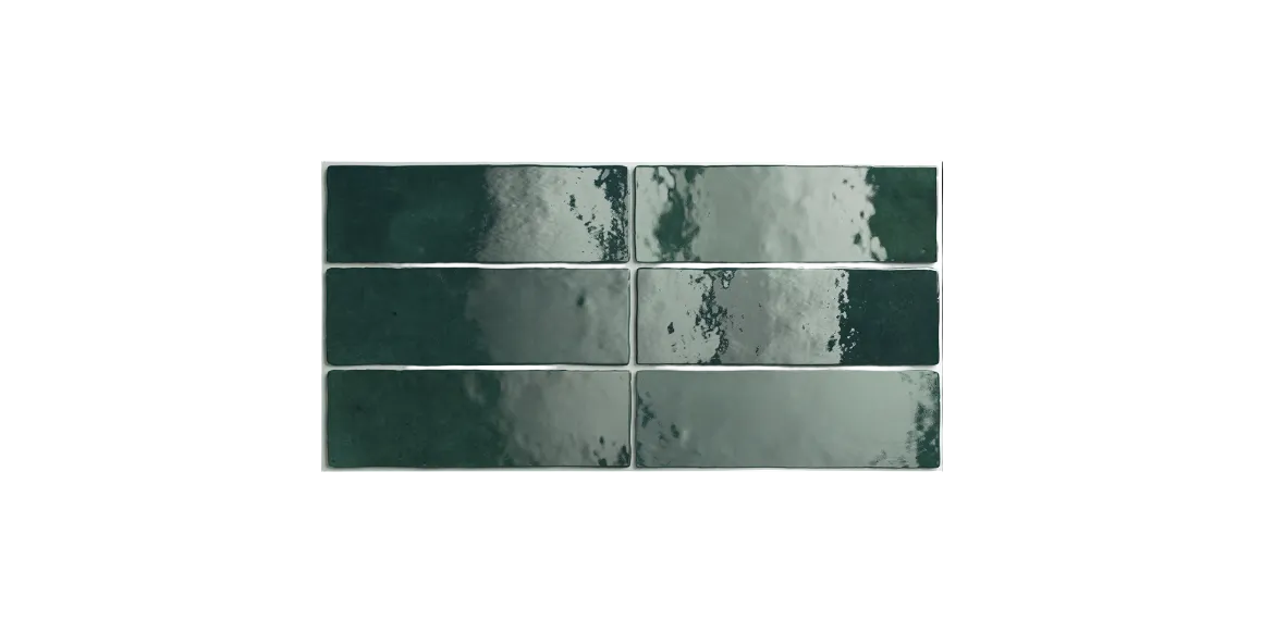 PQJ43978-62 - Grestec Bardot Green | Ceramic | 65x200x9mm | Gloss