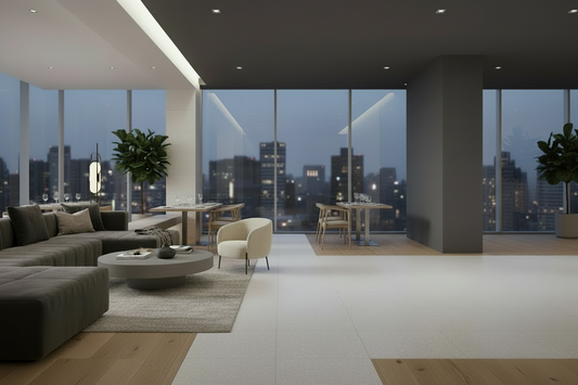 Emil Medley Pop White | Porcelain | 600x600x10mm | Natural