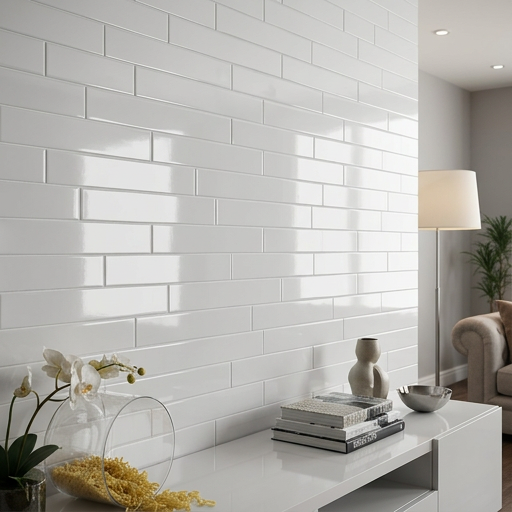Keradom Evolve Motion White | Ceramic | 50x400x9mm | Gloss