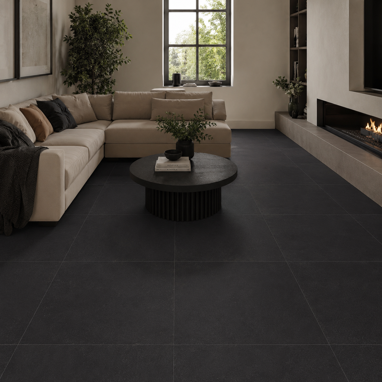 Terratinta Archgres Black | Porcelain | 600x600x10.5mm | Natural