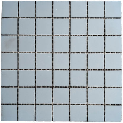 Paray Bleu Pastel Mosaics | Porcelain | 50x50mm on mesh | Matt
