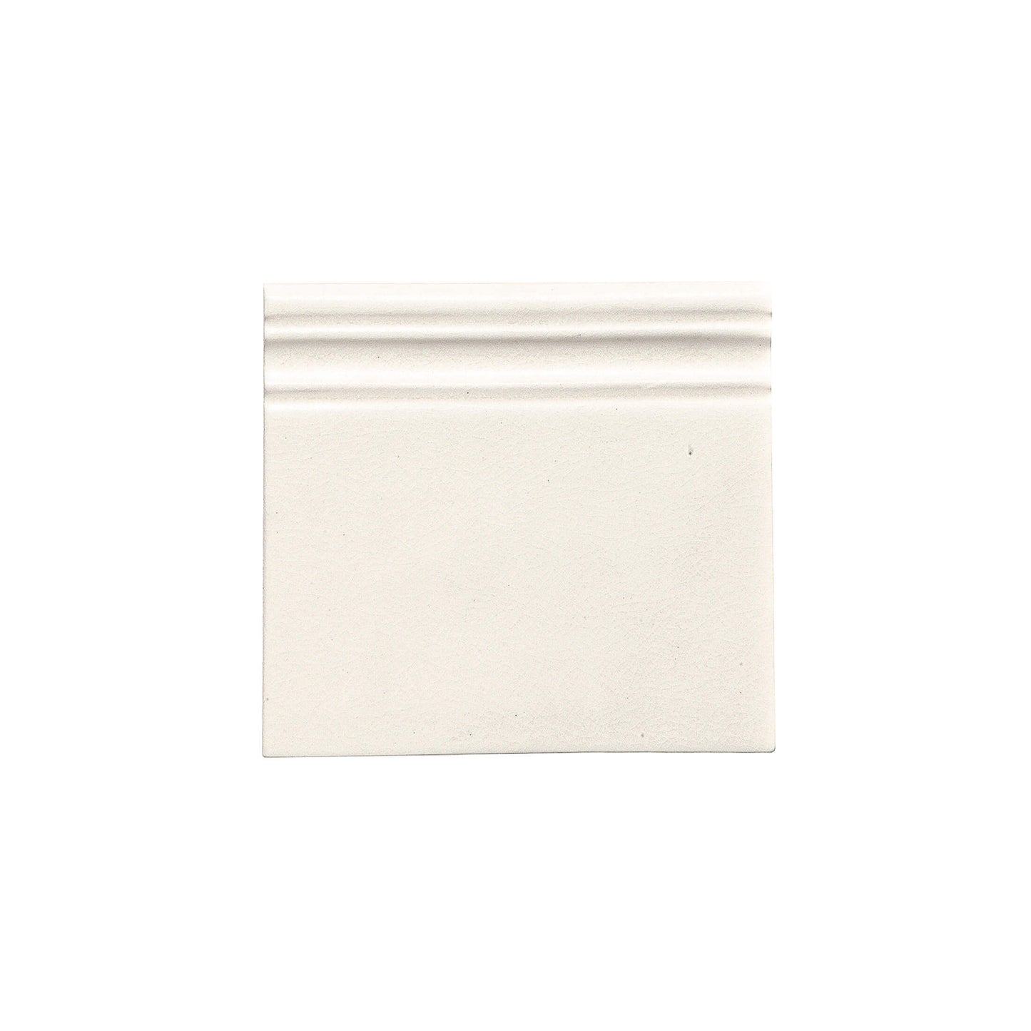 Adex Nature Snow Rodapie | Ceramic | 130x150x9mm | Crackle gloss