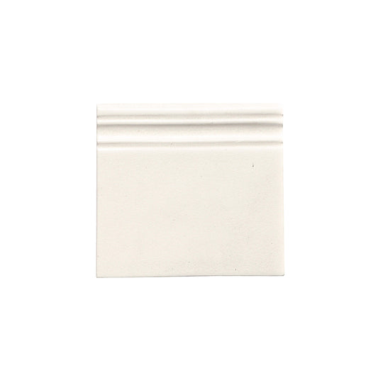 Adex Nature Snow Rodapie | Ceramic | 130x150x9mm | Crackle gloss