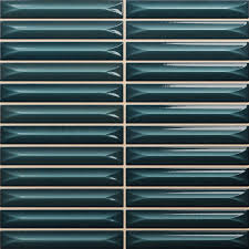 CVA Nairobi Arrow Blue | Ceramic | 25x100mm precut on 200x200x7.8mm | Gloss