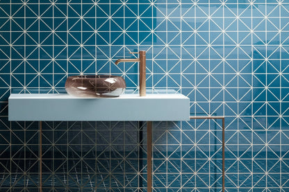 Bardelli Trasparenze TR Ceruleo triangle | Ceramic | 100x100x140 | Gloss