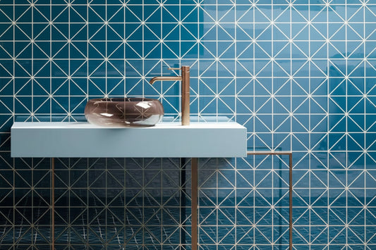 Bardelli Trasparenze TR Ceruleo triangle | Ceramic | 100x100x140 | Gloss
