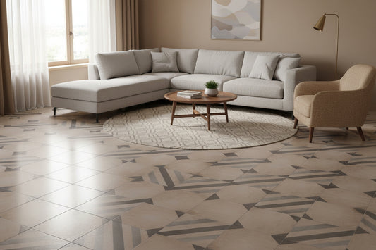 Marca Corona Terra Vers.F | Porcelain | 200x200x9mm | Natural