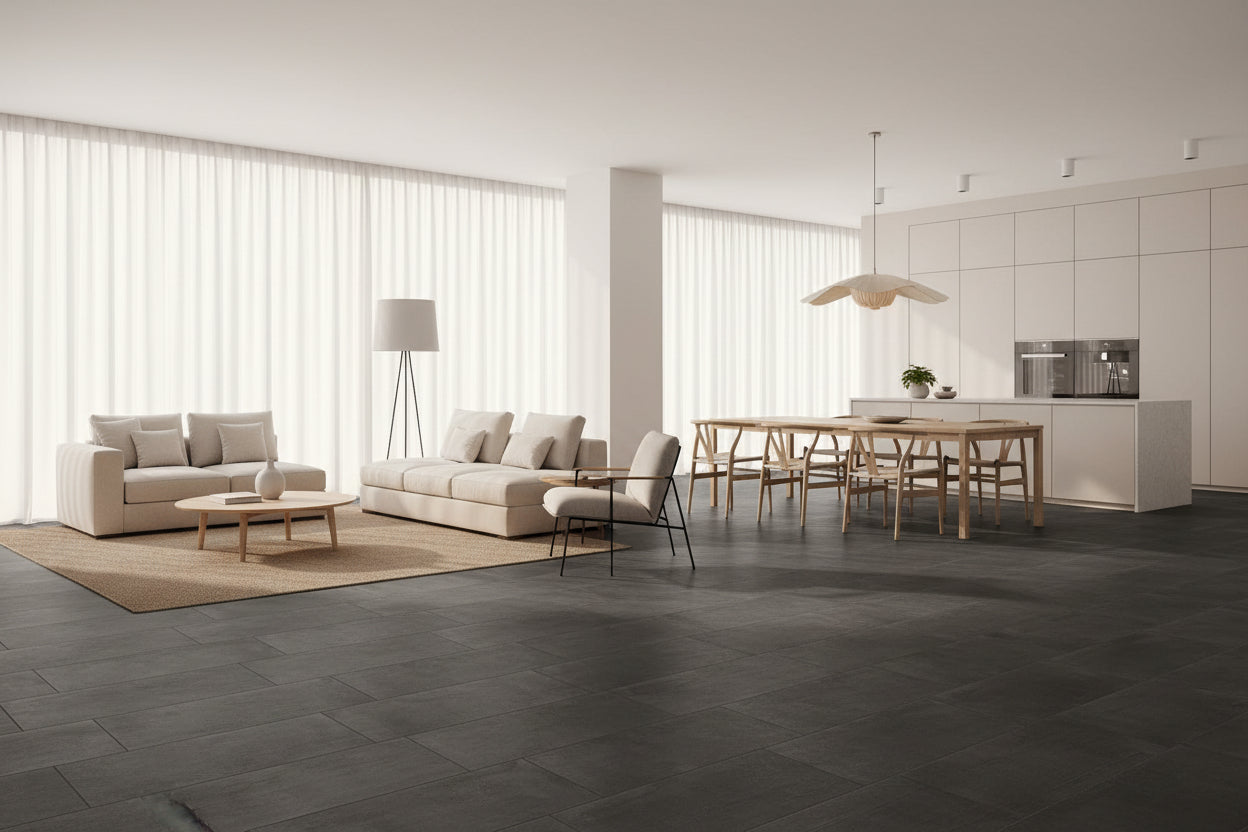 Terratinta Pietra Limestone Black | Porcelain | 300x600x9.5mm | Natural