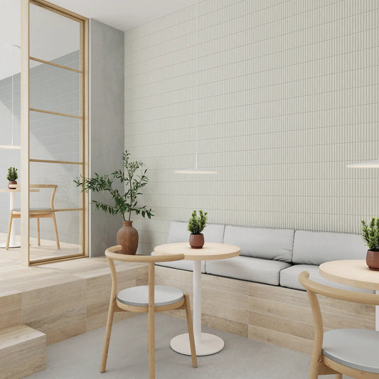 WOW - Sweet Bars deep white | Ceramic | 125x250x8.5mm | Gloss
