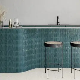 WOW - Sweet Bars peacock blue | Ceramic | 125x250x8.5mm | Gloss