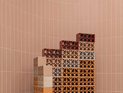 Terratinta Sartoria Fornace Split Loop red brick | Ceramic | 120x238mm | Matt