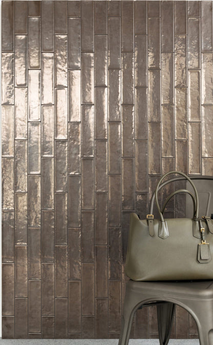 Quintessenza- Cromia26 bronzo | Ceramic | 65x266x10mm | Metallic Gloss