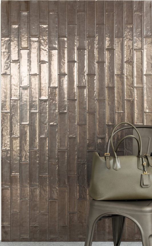 Quintessenza- Cromia26 bronzo | Ceramic | 65x266x10mm | Metallic Gloss