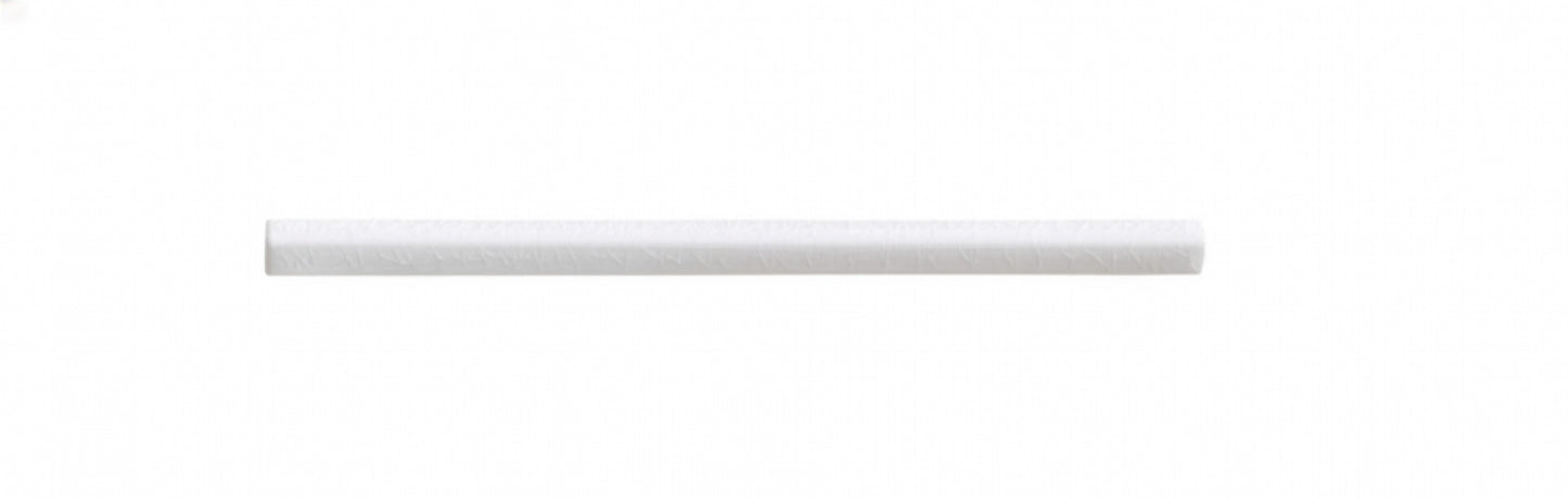 Adex - Modernista Blanco Crackle Bullnose Trim ADMO5419 | Ceramic | 8.5x150mm | Gloss