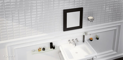 Equipe - Metro White Bevelled | Ceramic | 75x150mm | Gloss