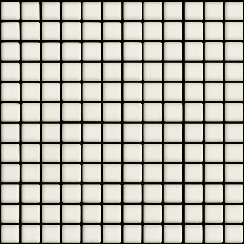 Bardelli Appiani - Seta 7001 Ghiaccio | Ceramic | 25x25x7.2mm on 300x300mm mesh | Matt