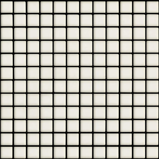 Bardelli Appiani - Seta 7001 Ghiaccio | Ceramic | 25x25x7.2mm on 300x300mm mesh | Matt
