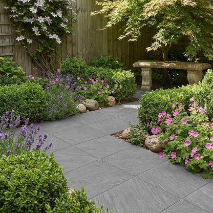 Terratinta - Archgres Mid Grey | Porcelain | 600x600x10.5mm | Structured