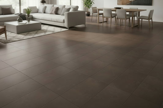 Villeoy & Boch Pure Line Dark Greige | Porcelain | 600x600x11mm | Natural