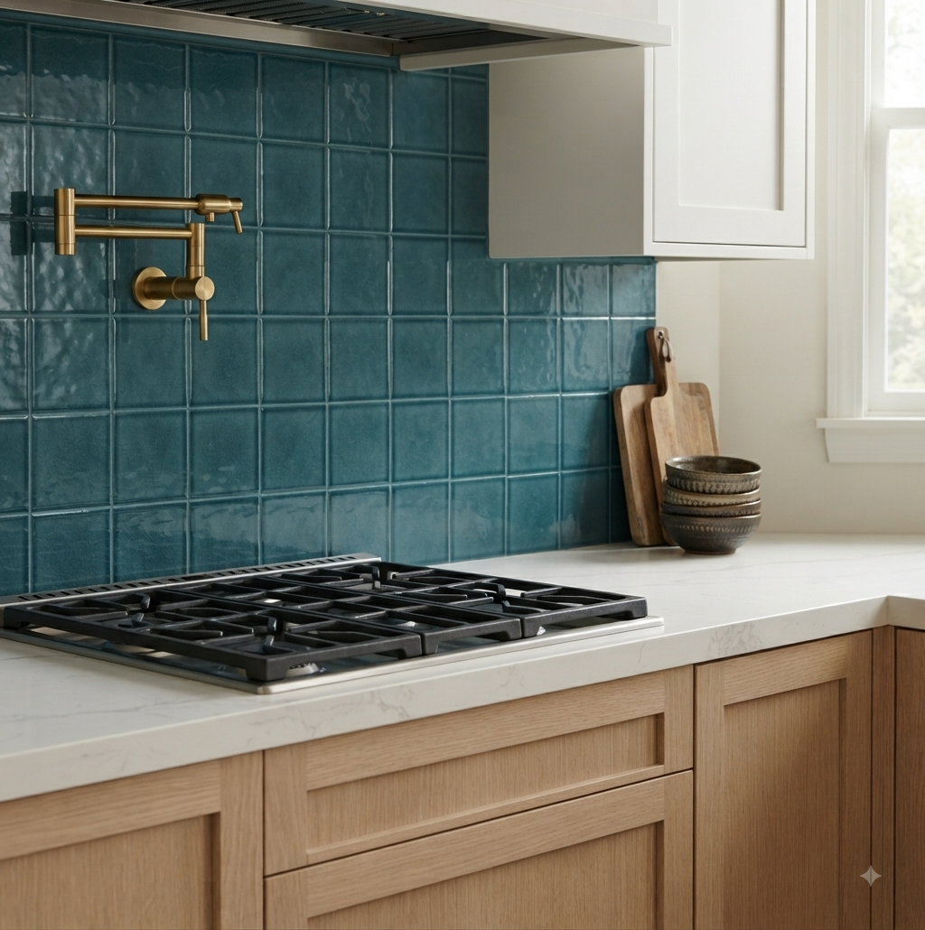 Adex - Modernista Gris Azulado Crackle ADMO1017  | Ceramic | 150x150x6.5mm | Gloss