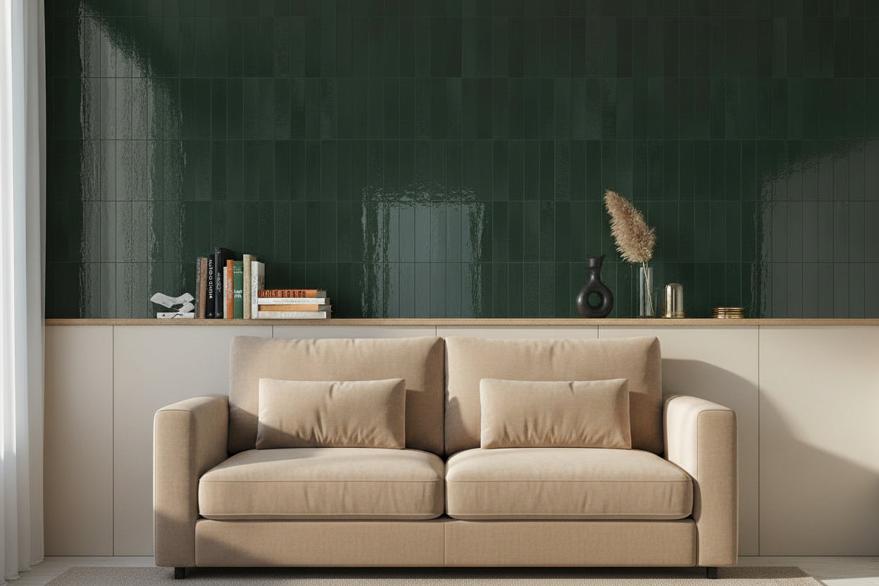 Terratinta Sartoria Materici 06 Foresta | Porcelain | 60x250x9.5mm | Gloss