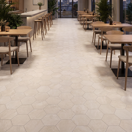 Equipe - Urban natural hexagon | Porcelain | 292x254x9mm | Natural
