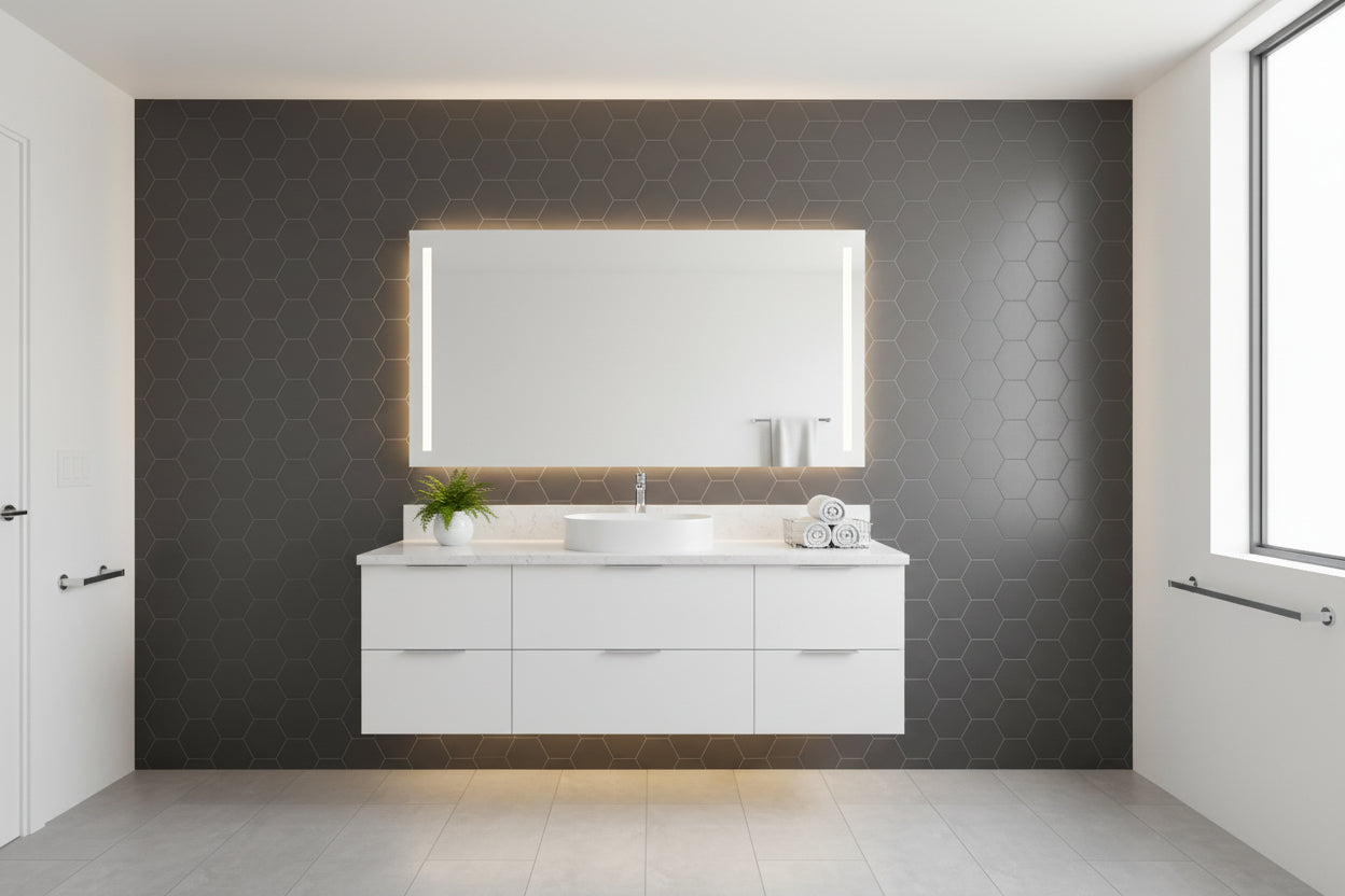 TCD35614 Design Two Hexagon | Porcelain | 100x115x8mm | Natural