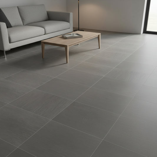 Terratinta Archgres Mid Grey | Porcelain | 600x600x10.5mm | Natural