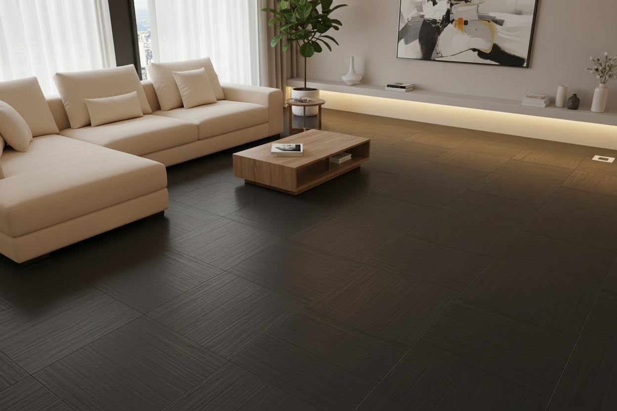 Paradyz - Caledonia Nero | Porcelain | 448x448x8.5mm | Matt