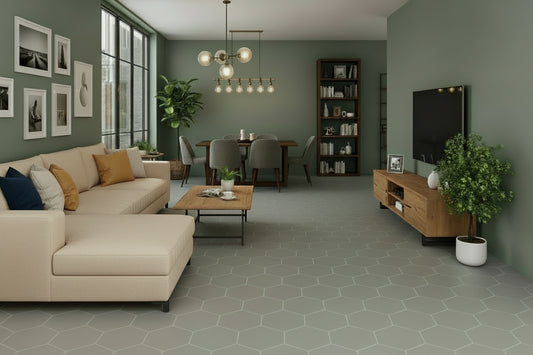 Equipe - Hexatile gris mate | Porcelain | 175x200x8.5mm | Natural