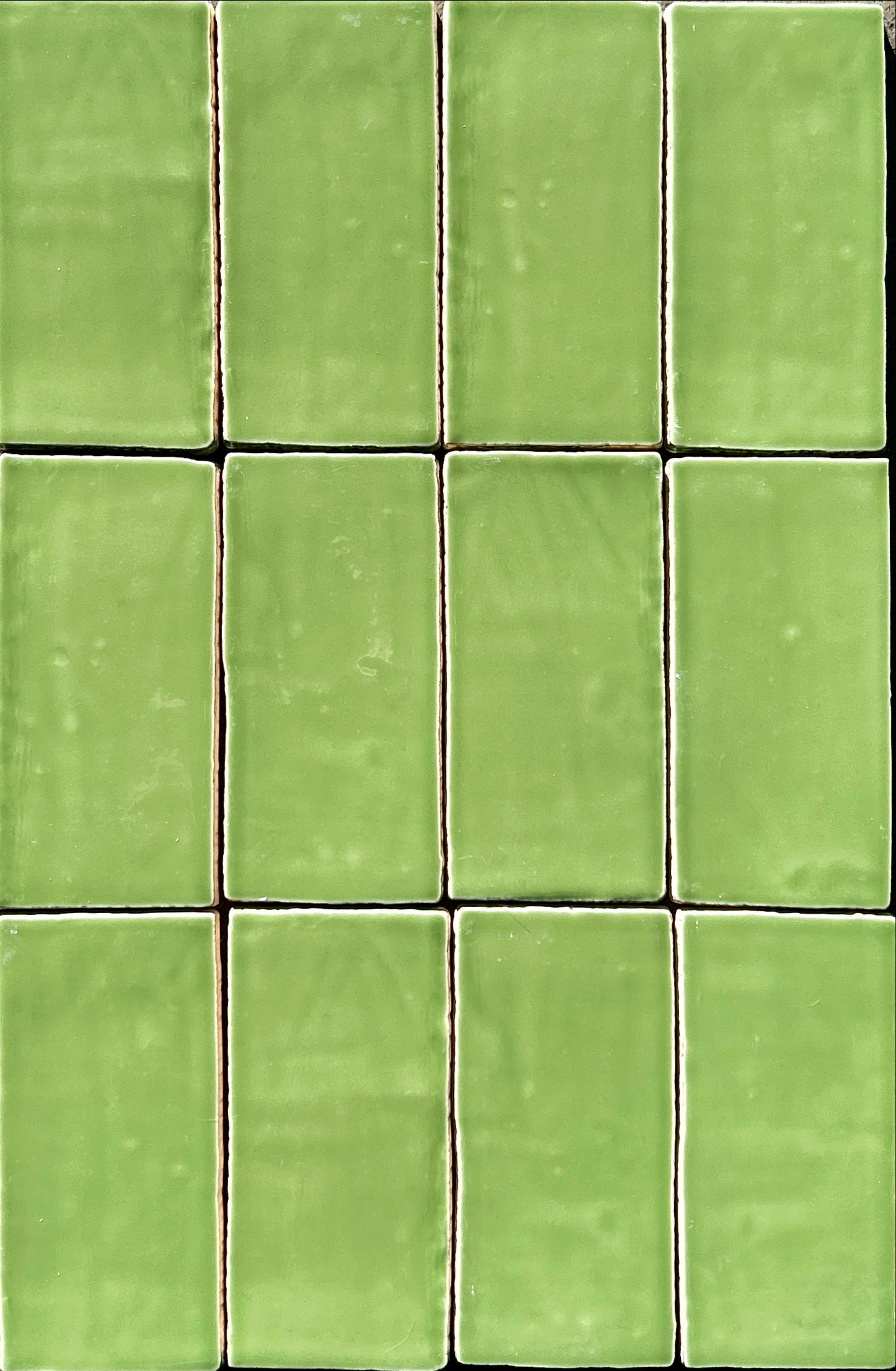 Dreamtile- Handmade sea green | Ceramic | 75x150x8mm | Gloss