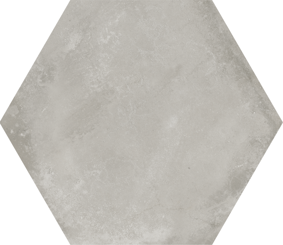 Equipe - Urban silver hexagon | Porcelain | 292x254x9mm | Natural